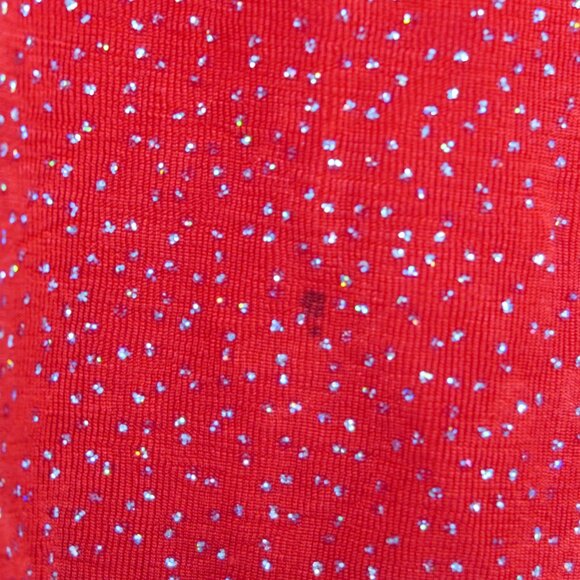 Vintage 90s Sparkly Red Mini Dress - Picture 14 of 14